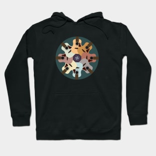 Color Guitars Mandala Hoodie